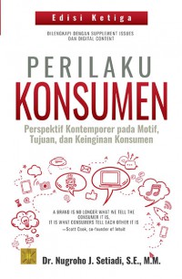 Image of Perilaku Konsumen : Perspektif Kontemporer pada Motif,Tujuan, dan Keinginan konsumen (Edisi Ketiga)
